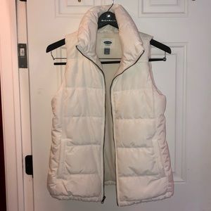 Old Navy White Vest Size M